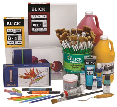 blick art supplies.